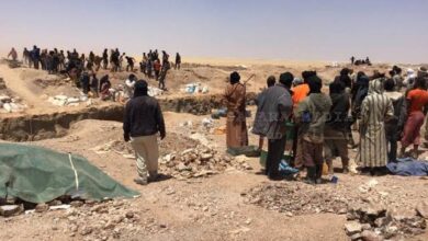 صورة موريتانيا :فقدان منقبيين عن الذهب في منطقة تيرس والعثور على جثتي اثنين منهم