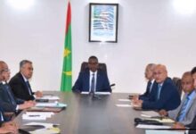 صورة اجتماع اللجنة الوزارية المعنية بتغطية الاتصالات والبث بالمناطق الحدودية