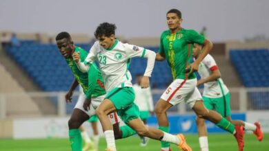 صورة خسارة المنتخب الوطني للشباب بهدفين دون مقابل امام السعودية