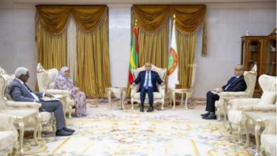 صورة غزواني يستقبل رئيسة منظمة المدن والحكومات المحلية المتحدة بإفريقيا