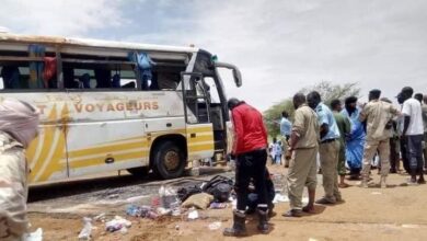 صورة حادث سير مروع يخلف عدة قتلى وجرحى على الطريق الرابط بين بتلميت ونواكشوط