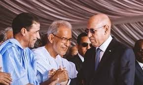 صورة هذا ما ناقشه رئيس حزب اتحاد قوى التقدم ولد مولود مع الرئيس غزواني