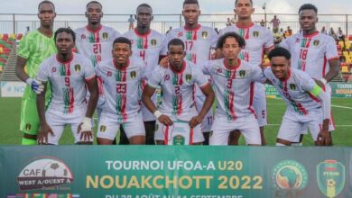 صورة قرار بتأجيل مباراة موريتانيا وسيراليون ببطولة غرب أفريقيا للشباب