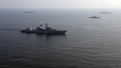 صورة انطلاق مناورات جزائرية روسية بالبحر المتوسط تستمر 4 أيام