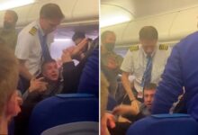 صورة في حادثة اثارت الرعب…راكب مخمور يقضم إصبع مضيفة إحدى الطائرات التركية