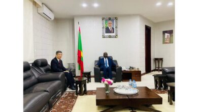 صورة نواكشوط وزير الخارجية يلتقي السفير الصيني ويبحث آليات تعزيز علاقات التعاون