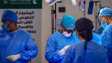 صورة بعثة طبية سعودية تبدأ إحراء عمليات قسطرة  لنحو 60 مريضا في نواكشوط