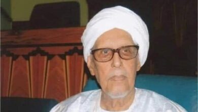 صورة الإعلان في نواكشوط عن وفاة العلامة الدكتور محمد المختار ولد اباه