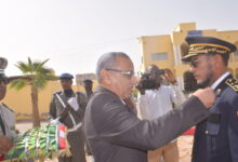 صورة توشيح عدد من الضباط وضباط الصف والحرسيين والوكلاء