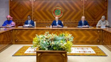 صورة نواكشوط: مجلس الوزراء يعقد اجتماعه الاسبوعي في القصر الرئاسي