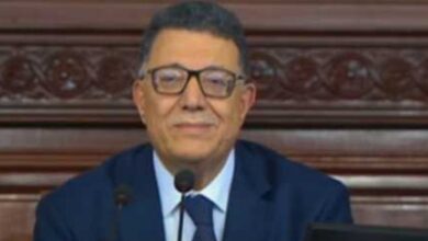 صورة إبراهيم بودربالة رئيسا للبرلمان التونسي والمعارضة تعتبر المجلس “ثمرة دستور الانقلاب”