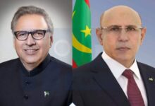 صورة موريتانيا تجدد رغبتها في تعزيز وتطوير علاقات التعاون مع باكستان