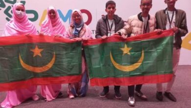 صورة فريق موريتانيا المشارك في الأولمبياد الإفريقي للرياضيات برواندا يحصد عدة جوائز