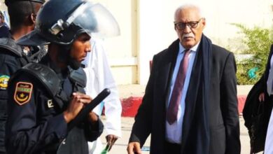 صورة استئناف محاكمة الرئيس السابق ولد عبد العزيز وعدد من أركان حكمه