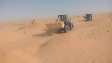 صورة معادن موريتانيا تواصل أعمال الصيانة داخل مواقع الاستغلال بمنطقة التمايه
