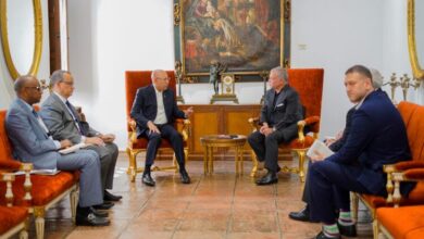 صورة قرطبة: رئيس الجمهورية يجري محادثات مع العاهل الأردني الملك عبد الله الثاني