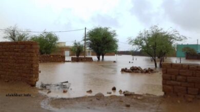 صورة سقوط لعشرات المنازل والأعرشة وإصابات بشرية خفيفية بسبب مخلفات الأمطار