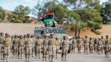 صورة الجيش الليبي يوضح حقيقة توغل الجيش التشادي في الأراضي الليبية