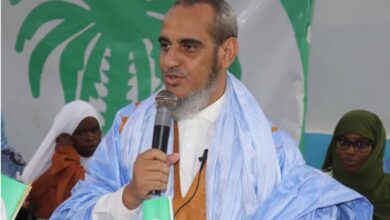 صورة تنصيب ولد أمادي زعيما جديدا للمعارضة الموريتانية