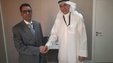 صورة وزير الاقتصاد يتباحث مع الرئيس المدير العام للصندوق العربي للإنماء الاقتصادي والاجتماعي