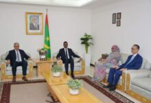 صورة انواكشوط: الوزير الأول يجري مباحثات مع السفير الليبي
