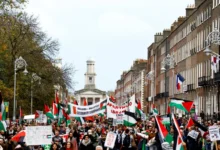 صورة للأسبوع السادس.. مظاهرات بمدن أوروبية تنديدا بالعدوان على غزة