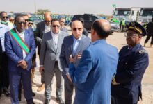 صورة روصو:الرئيس يضع الحجر الأساس لمركز معالجة وطمر النفايات