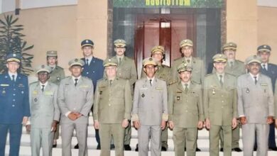 صورة انعقاد اجتماع اللجنة العسكرية المشتركة بين الجزائر وموريتانيا