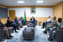 صورة وزير الدفاع يستقبل شخصية أمريكية رفيعة المستوى