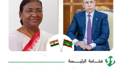 صورة رئيس الجمهورية يهنئ صاحبة الفخامة السيدة دوربادي مورمو رئيسة جمهورية الهند