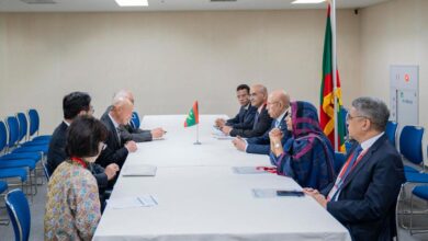 صورة ولد الشيخ الغزواني يعقد لقاءا مع مديري كبريات الشركات اليابانية على هامش مؤتمر طوكيو