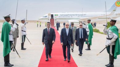 صورة ولد الشيخ الغزواني يصل العاصمة نواكشوط بعد مشاركته في مؤتمر طوكيو