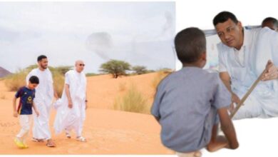 صورة نجح الرئيس والوزير/ الصحفي محمد سالم الشيخ المعلوم