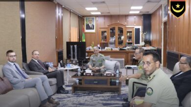 صورة المدير العام للأمن الوطني يستقبل سفير  جمهورية روسيا الإتحادية