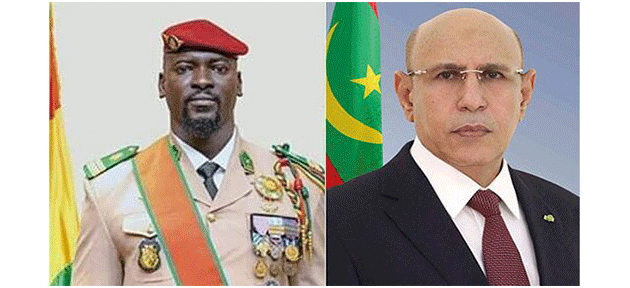 صورة ولد الشخ الغزواني يبعث ببرقية عزاء لرئيس غينيا بعد الفاجعة الأليمة التي حلت بإحدى ولايات البلاد