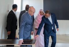 صورة ولد الشيخ الغزواني يتفقد بعض المنشآت التعليمية في نواكشوط الشمالية