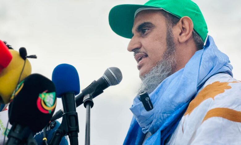 صورة رئيس حزب تواصل: تنمية ولايات الشرق الموريتاني يجب أن تكون بالفعل لا بالخطابات فقط