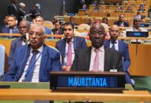 صورة موريتانيا تشارك في المؤتمر الدولي رفيع المستوي حول التسوية السلمية لقضية فلسطين وتحقيق حل الدولتين
