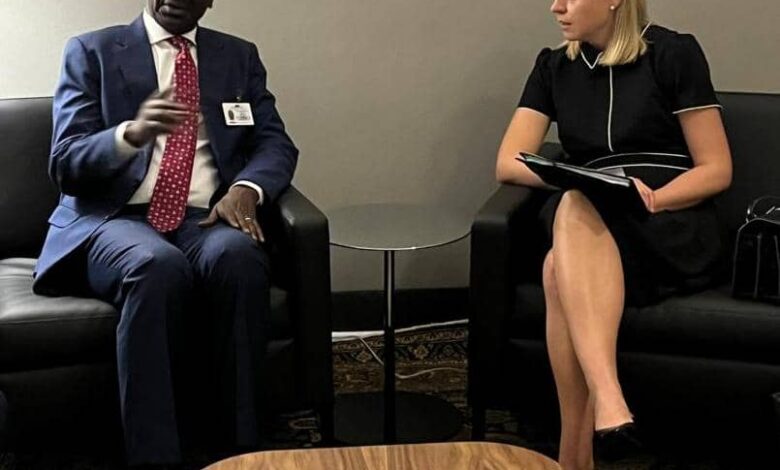 صورة وزير الخارجية يلتقي نظيرته الفنلندية