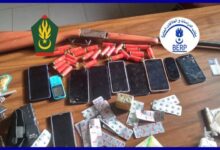 صورة الدرك الوطني : اعتقلنا أحد مروجى المخدرات والمؤثرات العقلية بدار النعيم