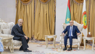 صورة رئيس الجمهورية يستقبل وفداً من الأمم المتحدة