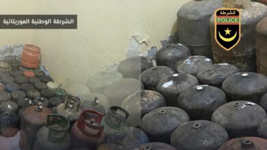 صورة الشرطة الوطنية: ضبط عصابة تنشط في سرقة قنينات الغاز