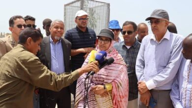 صورة وزيرة البيئة والتنمية المستدامة تطّلع على تقدم أعمال التشجير ضمن البرنامج الاستعجالي لتنمية نواكشوط