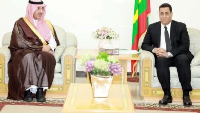 صورة الوزير الأول يجري مباحثات مع الرئيس التنفيذي للصندوق السعودي للتنمية