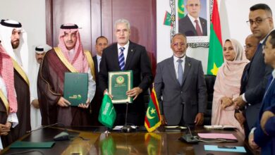 صورة موريتانيا  والصندوق السعودي للتنمية يوقعان عقود أشغال المرحلة الأولى والثانية من مشروع تزويد مدينة كيفة بالمياه