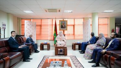 صورة وزيرة التجارة والسياحة تسقبل السفير الأوكراني في موريتانيا وتبحث معه سبل التعاون المشترك