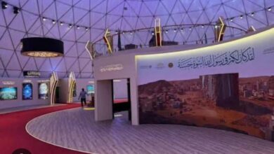 صورة وزير الثقافة : يتفقد أضرار معرض السيرة النبوية بنواكشوط