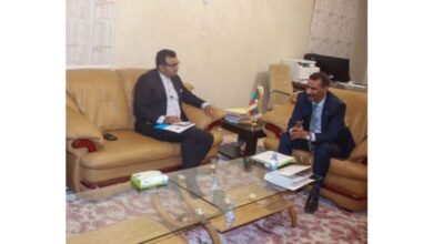 صورة وزير الثقافة يستقبل ممثل منظمة اليونسف المعتمد لدي موريتانيا