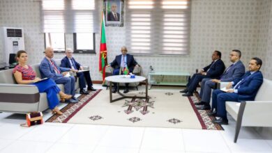 صورة وزير الشؤون الاقتصادية والتنمية يبحث مع سفير الاتحاد الأوروبي تعزيز التعاون التنموي