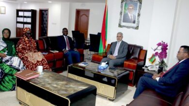 صورة وزير الزراعة يستقبل ممثل منظمة الفاو في موريتانيا